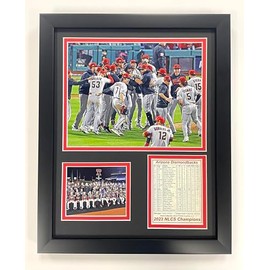 Legends Never Die, Inc. Arizona Diamondbacks 2023 NLCS Champions | Team Celebration 12"x15" Framed Photo Collage
