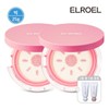 Big Eloel Peach Pink Tone Up Pangpang Big Sun Cushion 25g (2 pieces) + Crema Hand Cream / 빅 엘로엘 피치 핑크 톤업 팡팡 빅 선쿠션 25g 본품 2개+크레마 핸드크림