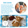 PATIKIL 20mm Doll Joints, 20 Set Plastic Removable Animal Joints