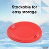 Superio Round Snow Saucer Sleds- 24” Plastic Disc Sleds for