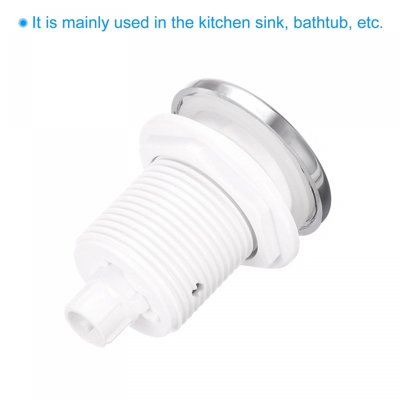 sourcing map Garbage Disposal Air Switch Button 32mm Dia for