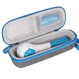 Aproca Hard Case Compatible with The Breather Inspiratory/Expiratory Respiratory Muscle Trainer, Portable Storage Bag for Accessories- Grey (Case Only)