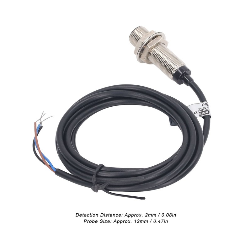 4 Set Inductive Proximity Switch 12mm Dia NPN DC 3