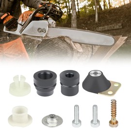 LALAGO 9-Piece Vibration Damper Set, Rubber Buffer Ring Buffer for Stihl 026 024 MS240 MS260 Chainsaw Buffer Replacement Parts, Vibration Rubber Anti-Vibration Damper Set, Buffer Holder Replacement