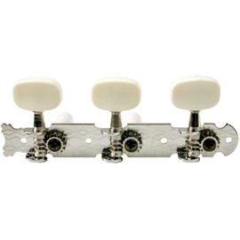 Golden Gate F-2100 Classical Guitar Tuners - 2 Planks (3+3) - Chrome