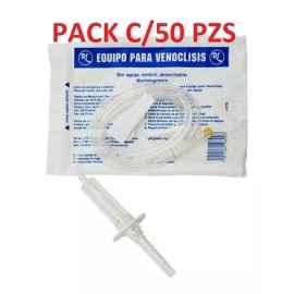 DL Equipo Para Venoclisis Normogotero Pack C/50 Pzs