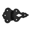 Renovators Supply Manufacturing Cabinet Hinges 2 in. Black Wrought Iron