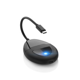 TIMBOOTECH USB C Wireless HDMI Transmitter - 2 in 1 USB C & HDMI Transmitter, Wide Compatible with USB C Port Computer, Laptop, PC, Support All HDMI & USB C Output Devices, Black, Only TX