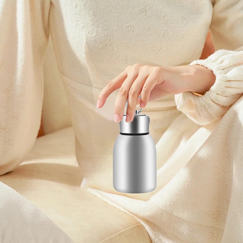 Boziee 280 ml Small Stainless Steel Thermos Flask, BPA-Free, Portable