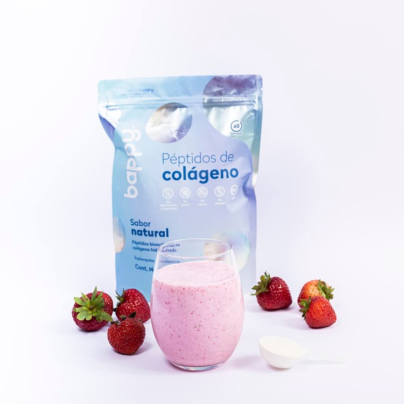 Bolsa de péptidos de colágeno natural Bappy 400 gr