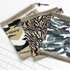 String Thermal Neck Warmer Hiking Scarf Golf Warmer Fleece Neck Warmer Military Green 2ea
