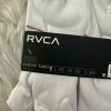 RVCA mens NWT Low Cut Socks White multi color logo