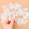 (Art Supplies) Mini Hangul Stencil Model Set, Stencil Plate, Stencil