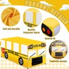 2Pcs 6 Ft School Bus Tablecloths Birthday Party Decorations School