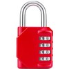 Padlock with Code, 4 Digit Combination Lock for Locker, Outdoor