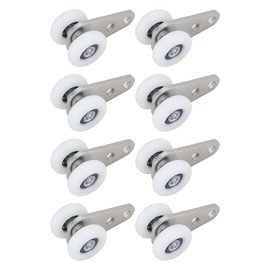 SG Store 8 Stück Trolley-Schiebetür für 25 Mm Gleitschiene Schiebetürvorhang 24 X 22,5 X 45 Mm