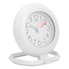 Nikou Bathroom Clock, Analogue Bathroom Clock, Waterproof Hanging Table Clock,