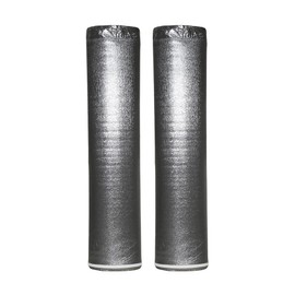400SQFT AMERIQUE 3MM Thick Flooring Silver Underlayment Padding with Tape & Vapor Barrier 3-in-1 Heavy Duty Foam (400SF Total, Pack of 2 Rolls, 200SF/Roll)