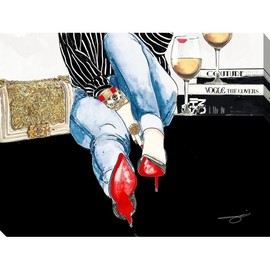 Picture Perfect International BY Jodi "Waiting on you 2" Giclee Stretched Canvas Wall Art  Extra Large - 24 x 36, 36, 43.0, 24