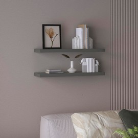 31.5" Wide Floating Shelves Set of 2 - Modern Wall Shelves for Bedroom, Bathroom & Living Room Decor