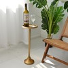 SwallowLiving Modern Side Table, 9 x 9 x 23.23, Antique