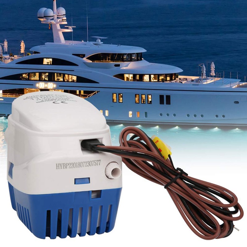 24V Boat Marine Pump, HYBP2G1100-02 Automatic Bilge Pump Silent Fully