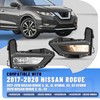 KUAFU Fog Light Kit Compatible with 2017-2020 Nissan Rogue Replacement