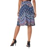 Urban Coco Women's Ruched High Waist Knee Length Jersey A-Line
