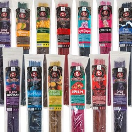 Blunt Black 19" Jumbo Hand Dipped Incense Sticks 30-Stick Packs - 6 Assorted Scents