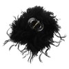 TOVINANNA Faux Fur Hairpin Large Claw Clip for Women Fluffy