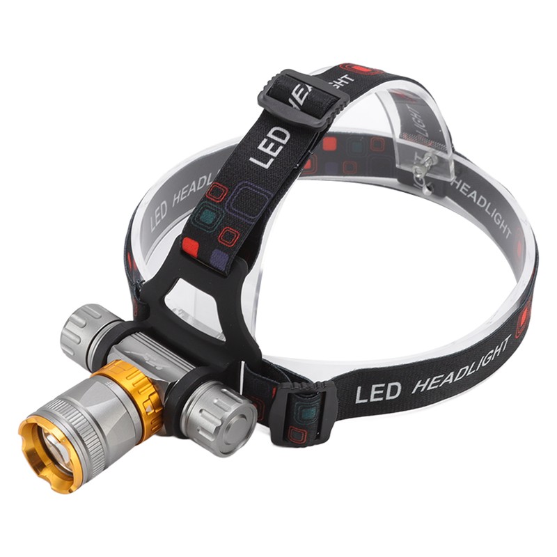 LED Diving Headlight Aluminum Alloy IPX8 Waterproof Super Bright 1500LM
