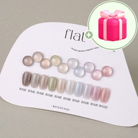 Revzel Revgel Flat Velvet Magnetic Gel 10 Piece Set / 레브젤 플랫 벨벳 자석젤 10종 세트
