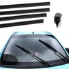 RGOAANC 4PCS Windshield Wiper Blades Refills, Rubber Frameless Windshield Wiper