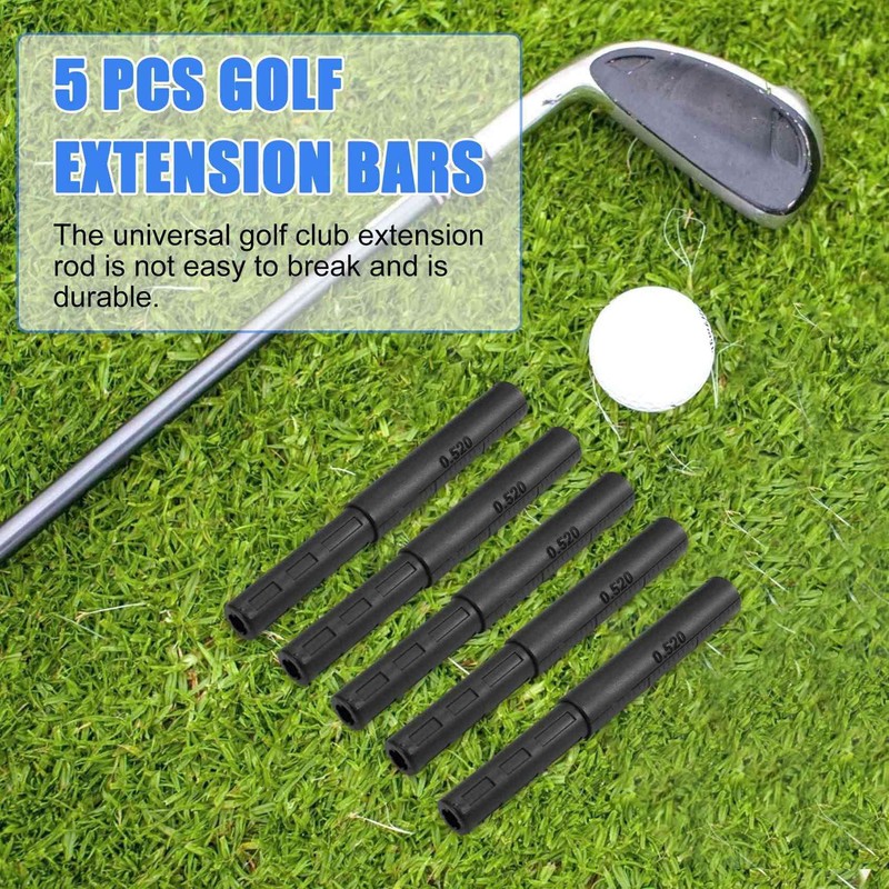 Aswalling 10Pcs Golf Club Shaft Extension Stick Extender Rods Golf