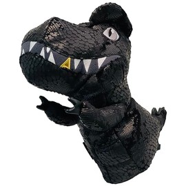 dinofactory T-Rex Golf Head Cover Dinosaur Driver Headcover (Jet Black)