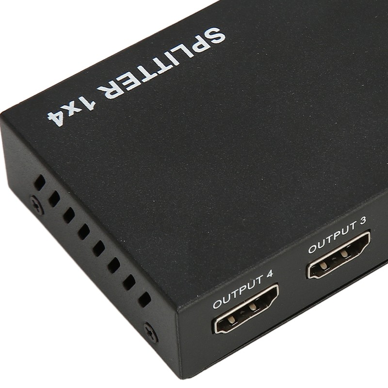 1x4 HD Multimedia Interface Splitter 1 in 4 Out 3D