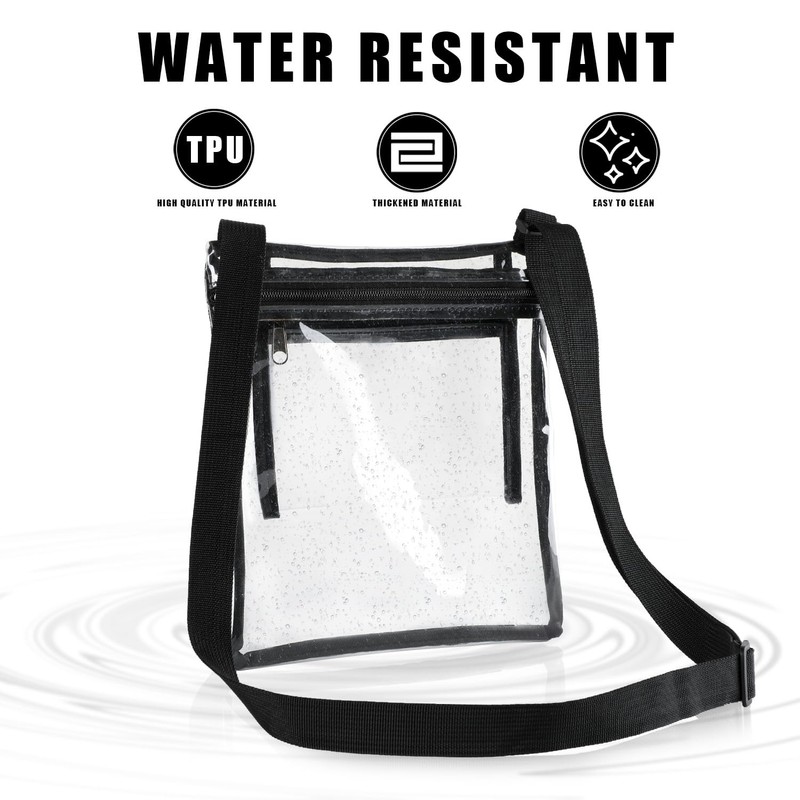 Lingshare Clear Bag For Stadium Events Clear Purse for Women