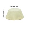 Mombake Premium White Greaseproof Cupcake Cases Muffin Paper Baking Cups