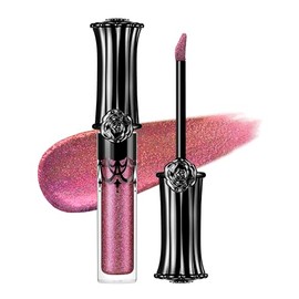 ANNA SUI Liquid Eye Color, 400 Glamorous Red, Irresistible Luster, Glitter, Long-Lasting Freshness, Smooth Application, Highly Luminous Pearls, 0.11 oz