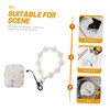 Mipcase Wireless Earbud Case Beaded Chain Shell Pattern Protective Sleeve