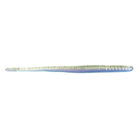 Roboworm Fat Straight Tail Worm Bait (Prizm Shad, 6-Inch)