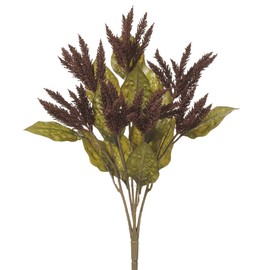 SilksAreForever 21" Artificial Astilbe Flower Bush -Chocolate (Pack of 12)