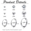 YADOCA 9 Pairs Earrings Set, 316L Surgical Steel Earrings, Hypoallergenic,