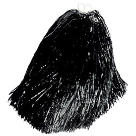 Pom Pom Black Accessory for American Sports Fancy Dress