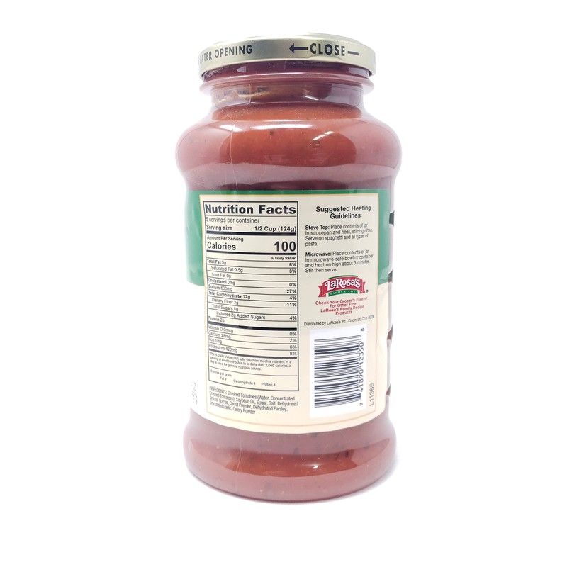 LaRosa's Original Pasta Sauce 24 Oz Jar (2 Pack)