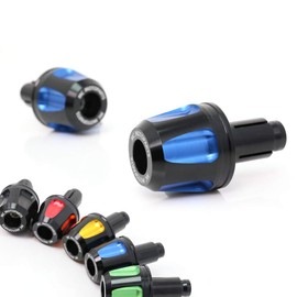 MC MOTOPARTS Blue KAIXA CNC Bar End Sliders Compatible with GSX-R 600 GSX-R 1000 GSX-S 750 F GSXR600 GSXR 750 GSXR1000 SV 650 1000