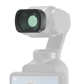 VRIG Macro Lens for DJI OSMO Pocket 4 10X Lens Filter Close-Up Photography Magnetic Detachable Convenient Installation AGC Optical Glass Waterproof Anti-Fouling Compatible with OSMO Pocket 4/OSMO Pocket 3 FT-07