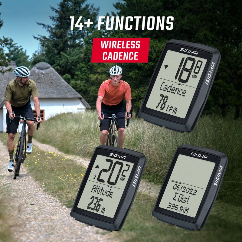 SIGMA SPORT BC 14.0 WL CAD Wireless Bicycle Computer with