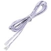 Lvyinyin Under Cabinet Puck Lights Extension Cables, White Cords, 4