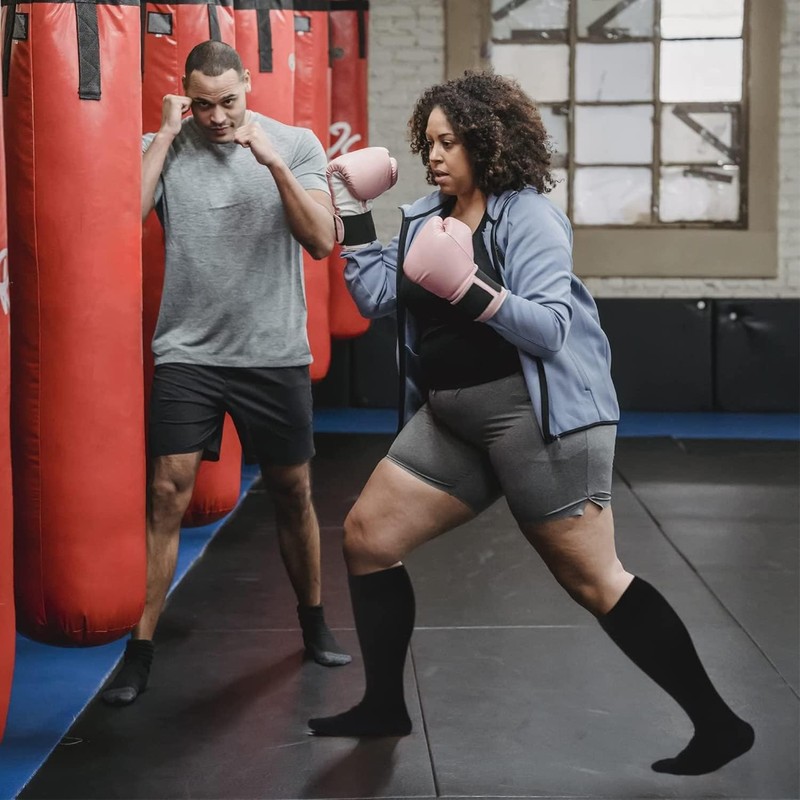 3 Pairs Plus Size Compression Socks for Women and Men